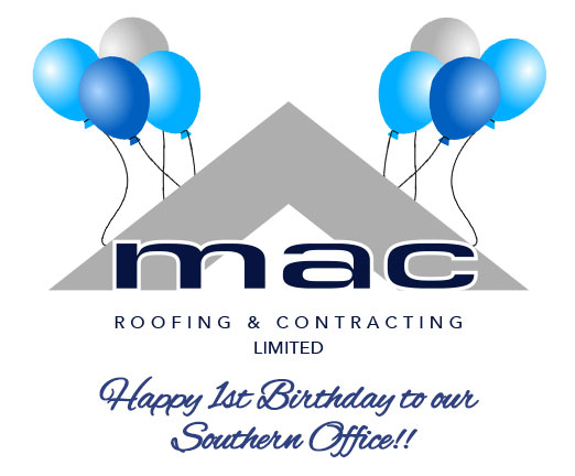 MAC Roofing 1st birthday in South